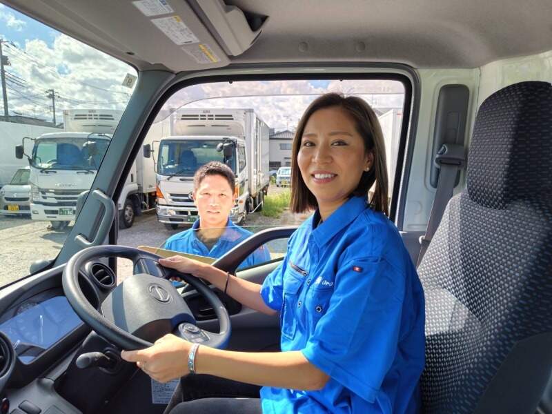 活躍中のドライバーたちです。女性も活躍中