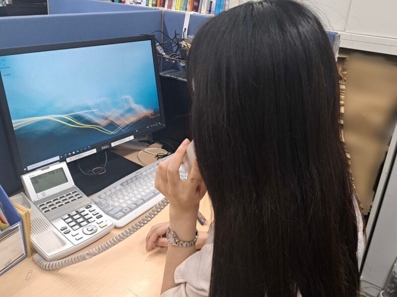 分からない事も先輩が丁寧に教えてくれます