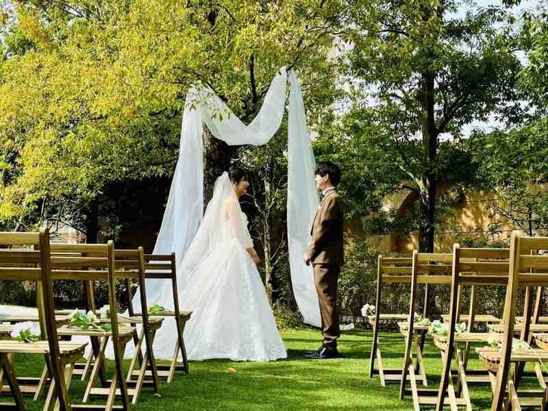 ワクワクする綺麗な式場!