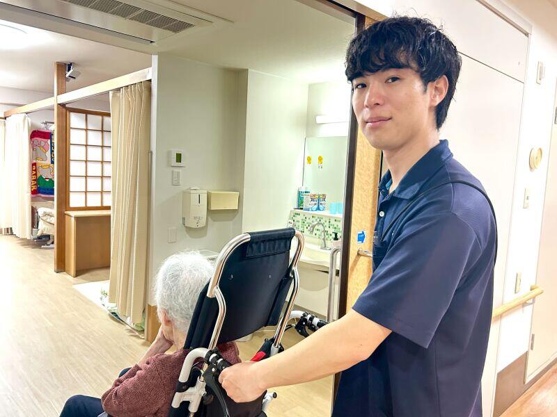 居室までの移動をサポート