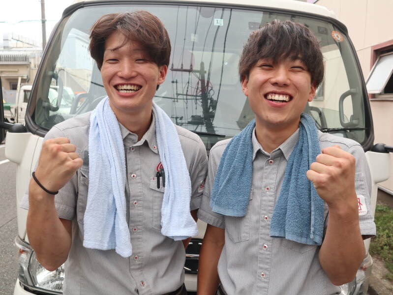 おれたちのチームワークが発揮される。