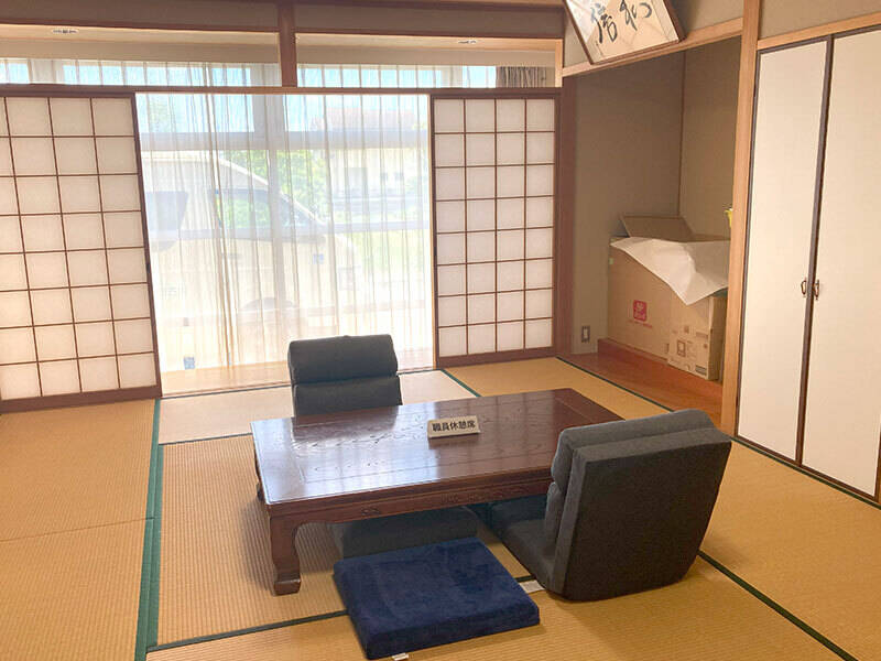 休憩室を新設♪しっかり休める空間です☆