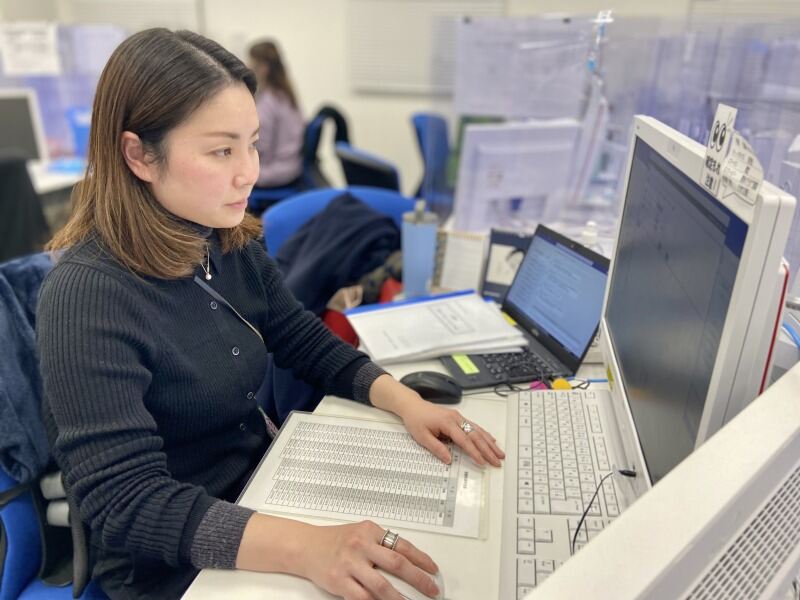 照会やデータ入力など事務のお仕事です！