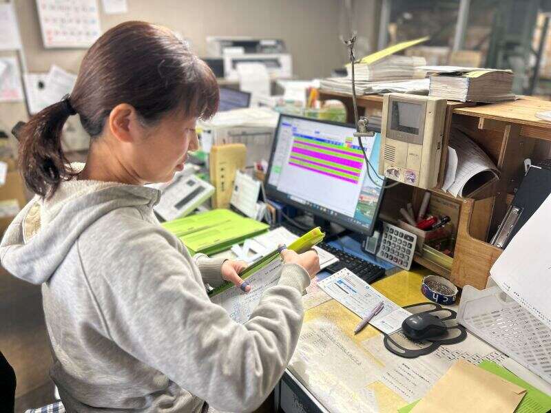 封入作業風景♪