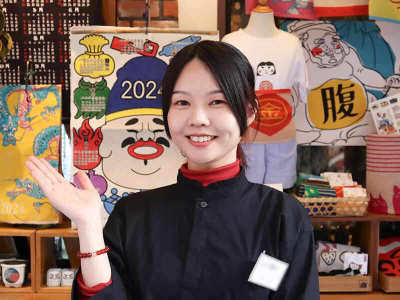 ずらりと並べられたモノたちに、わくわく。