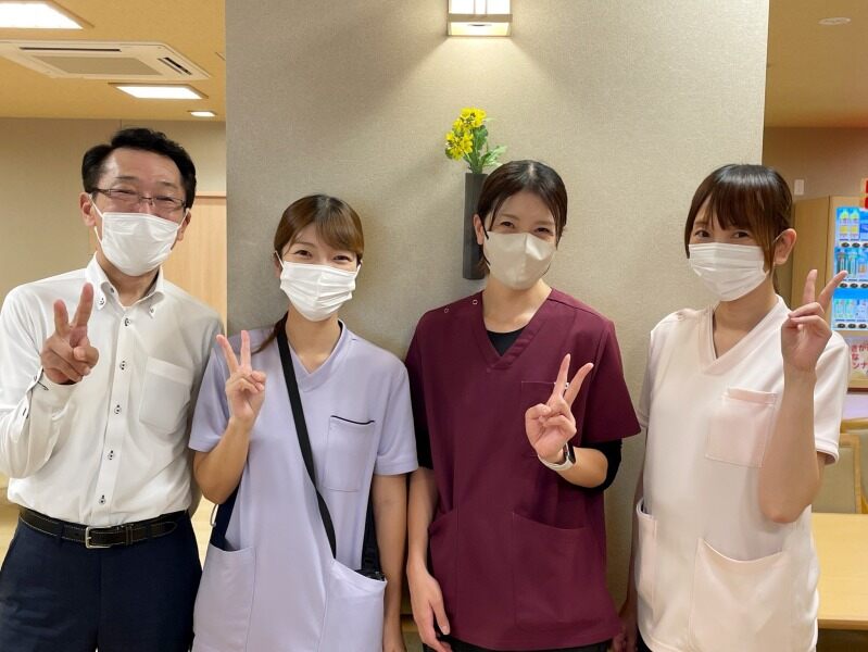 先輩スタッフ。何でも相談してくださいね