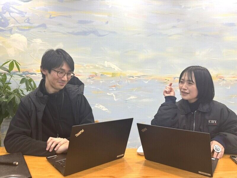 打ち合わせの様子です笑